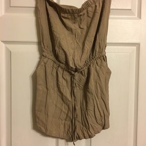Forever 21 beige romper